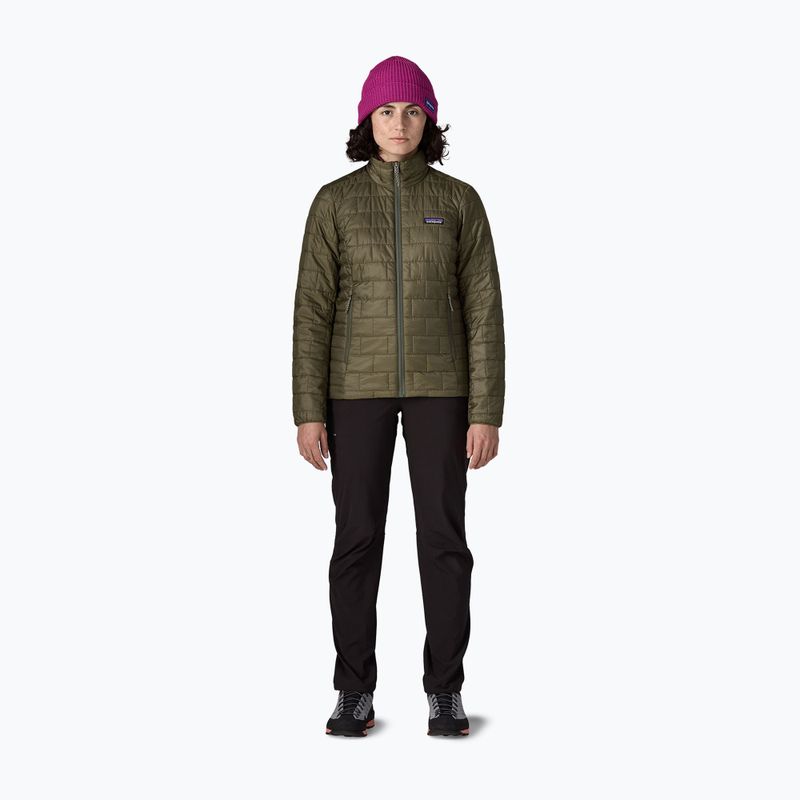 Куртка утеплена жіноча Patagonia Nano Puff basin green 2