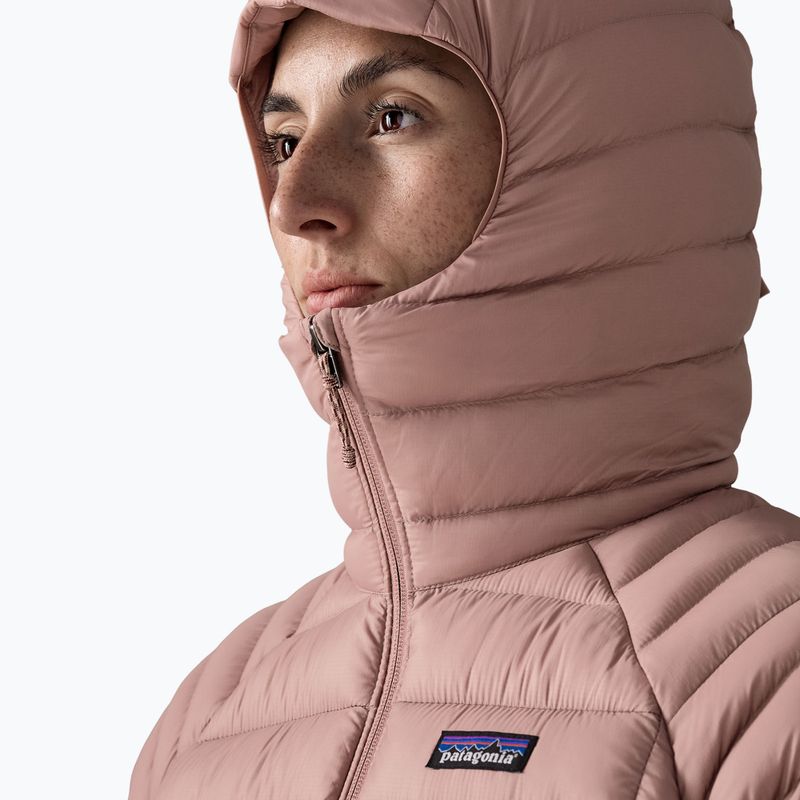 Пуховик жіночий Patagonia Down Sweater Hoody moonrise taupe 7