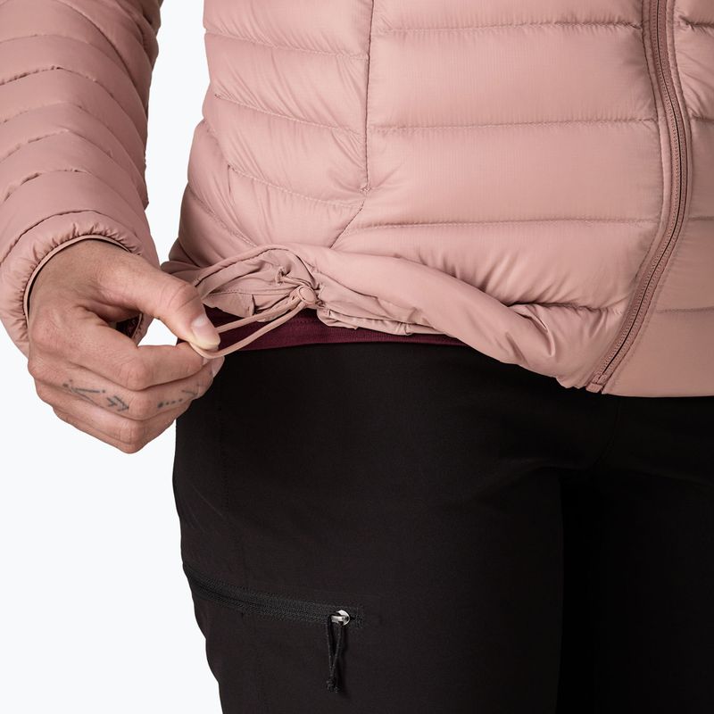 Пуховик жіночий Patagonia Down Sweater Hoody moonrise taupe 8