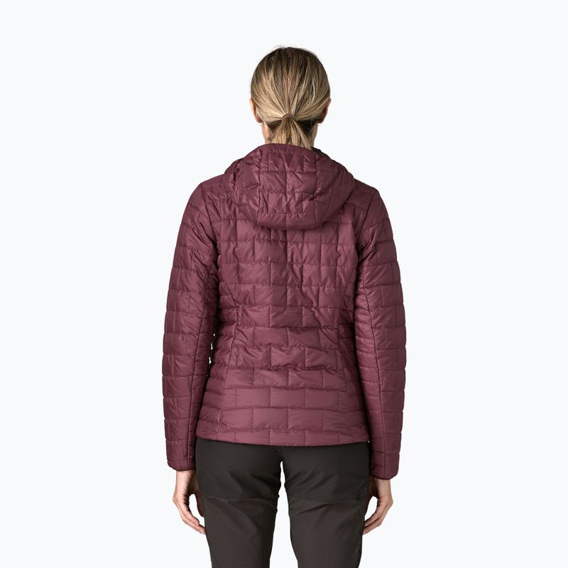 Куртка утеплена жіноча Patagonia Nano Puff Hoody berry fig 2