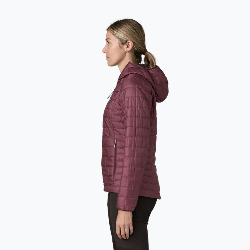 Куртка утеплена жіноча Patagonia Nano Puff Hoody berry fig 3