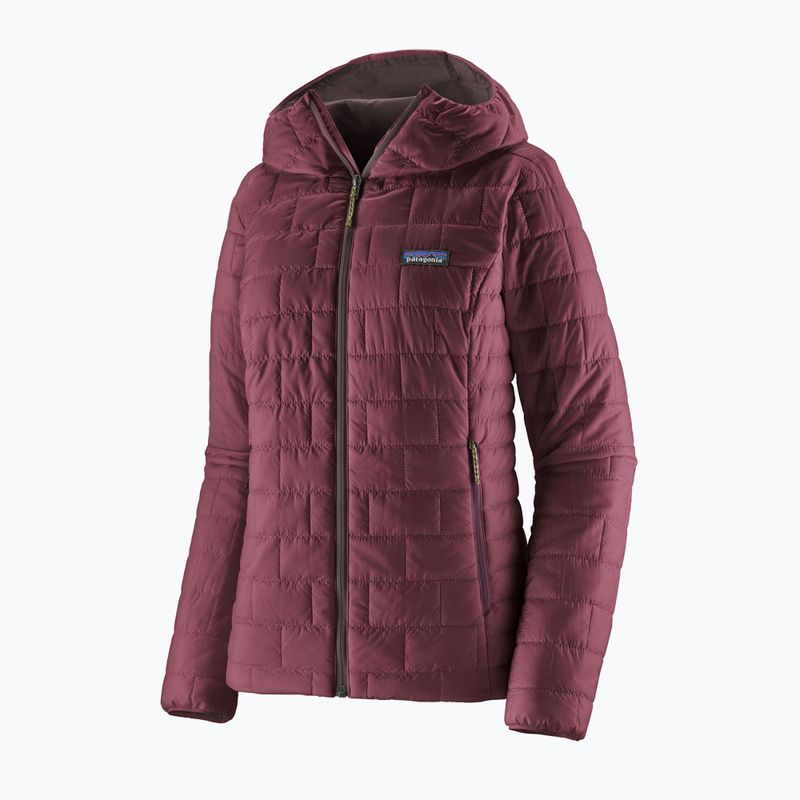 Куртка утеплена жіноча Patagonia Nano Puff Hoody berry fig 9