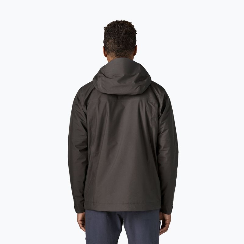 Куртка дощовик чоловіча Patagonia Insulated Boulder Fork Rain black 2