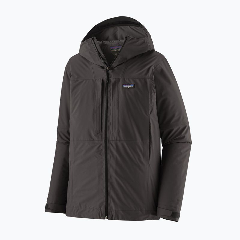 Куртка дощовик чоловіча Patagonia Insulated Boulder Fork Rain black 6