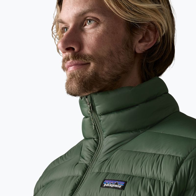 Пуховик чоловічий Patagonia Down Sweater treeline green 5