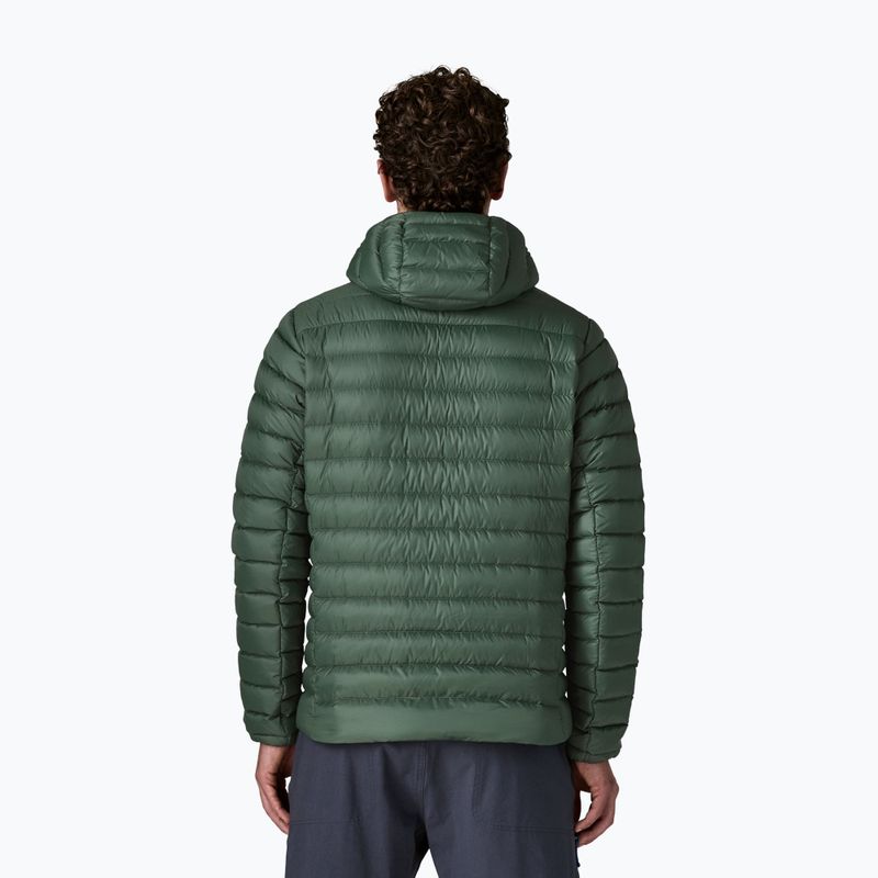 Пуховик чоловічий Patagonia Down Sweater Hoody treeline green 2