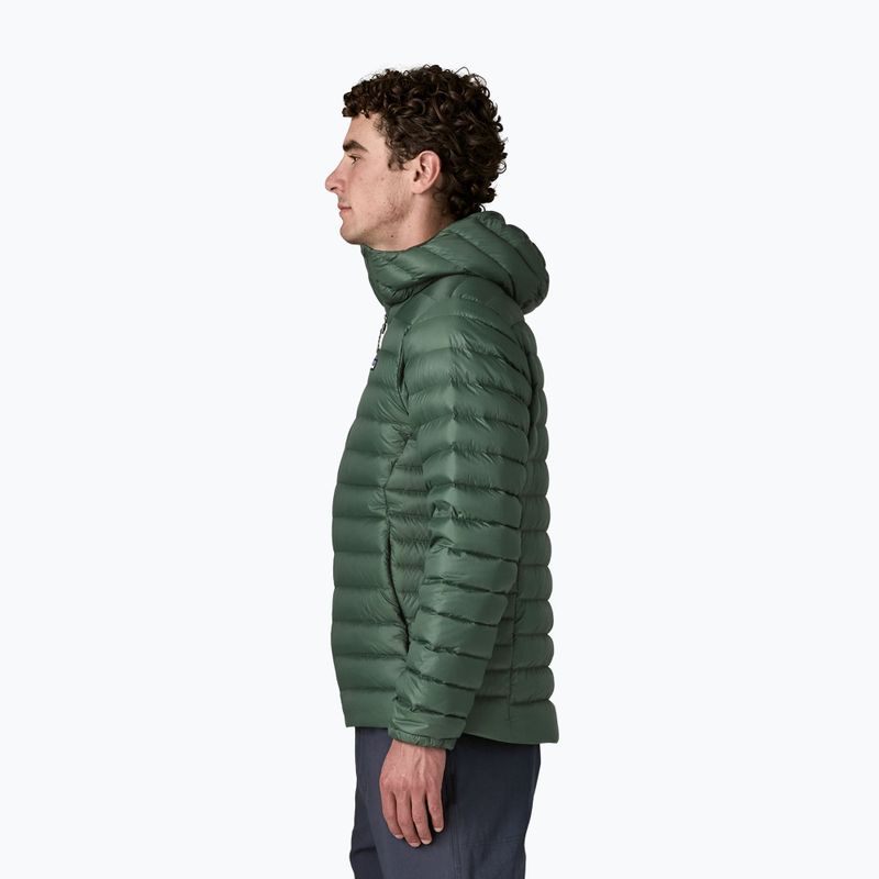 Пуховик чоловічий Patagonia Down Sweater Hoody treeline green 3