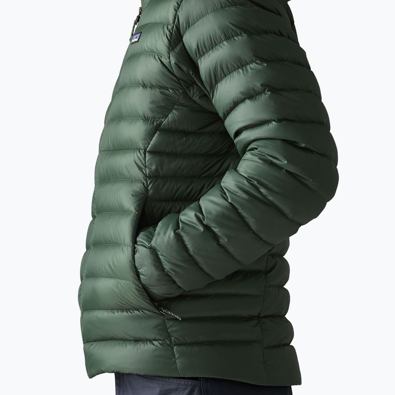 Пуховик чоловічий Patagonia Down Sweater Hoody treeline green 6