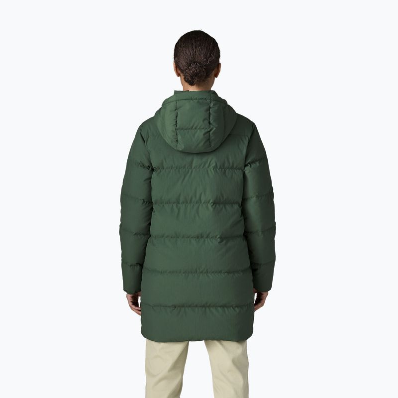 Пуховик жіночий Patagonia Sisar Down Parka canopy green 2