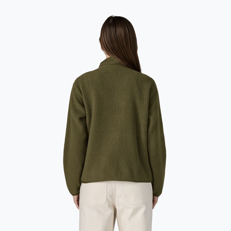 Кофта флісова жіноча Patagonia Retro Pile basin green 2