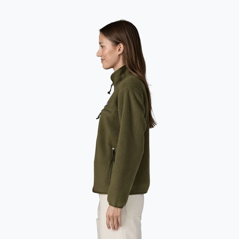 Кофта флісова жіноча Patagonia Retro Pile basin green 3