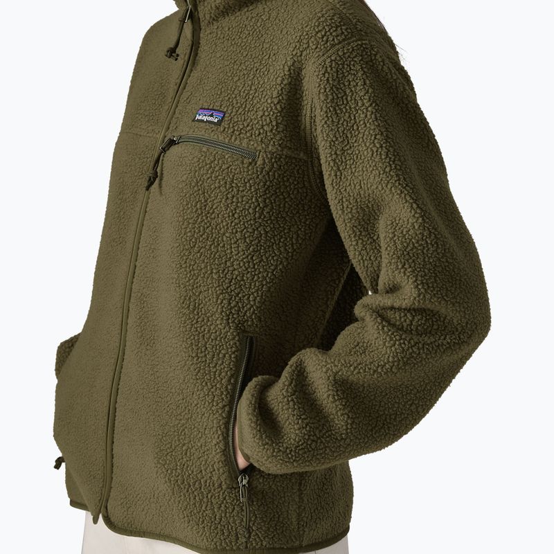 Кофта флісова жіноча Patagonia Retro Pile basin green 4