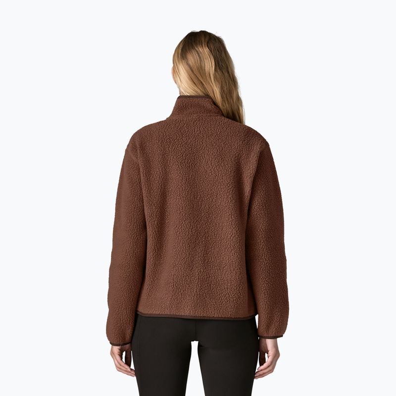 Кофта флісова жіноча Patagonia Retro Pile Marsupial berm brown 2