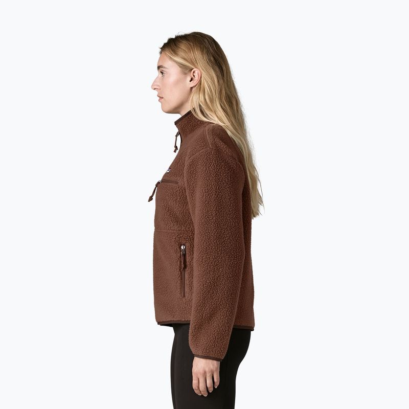 Кофта флісова жіноча Patagonia Retro Pile Marsupial berm brown 3