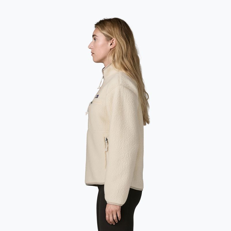 Кофта флісова жіноча Patagonia Retro Pile Marsupial natural 3