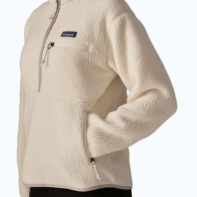Кофта флісова жіноча Patagonia Retro Pile Marsupial natural 4