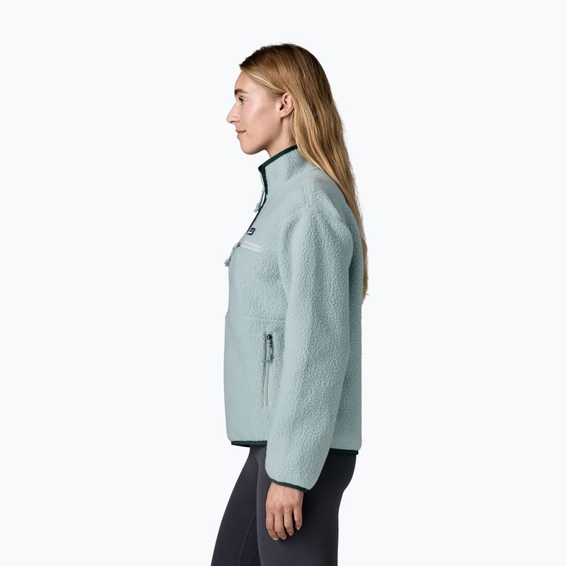 Кофта флісова жіноча Patagonia Retro Pile Marsupial virtually blue 3