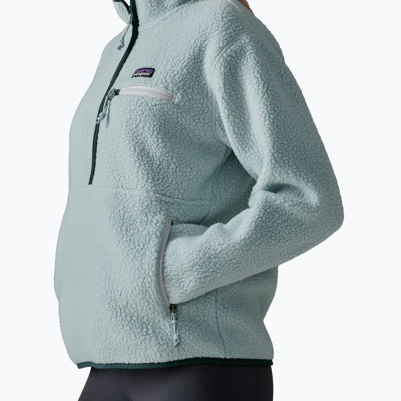 Кофта флісова жіноча Patagonia Retro Pile Marsupial virtually blue 4