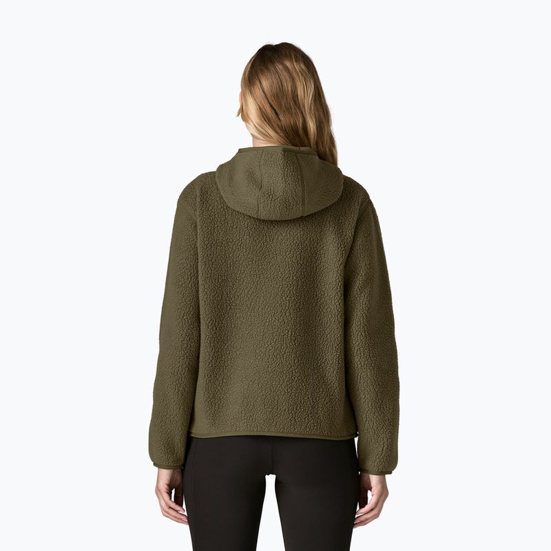 Кофта флісова жіноча Patagonia Retro Pile Hoody basin green 2