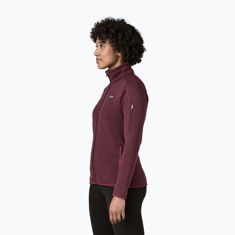 Кофта трекінгова жіноча Patagonia Better Sweater berry fig 3
