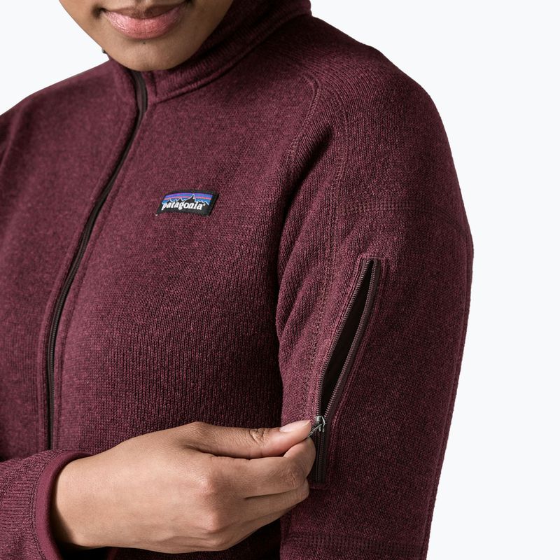 Кофта трекінгова жіноча Patagonia Better Sweater berry fig 5
