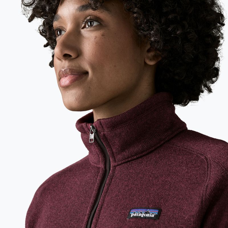 Кофта трекінгова жіноча Patagonia Better Sweater berry fig 6