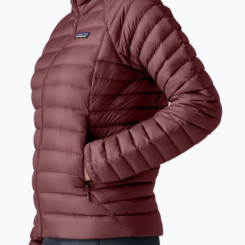 Пуховик жіночий Patagonia Down Sweater dark ruby 5