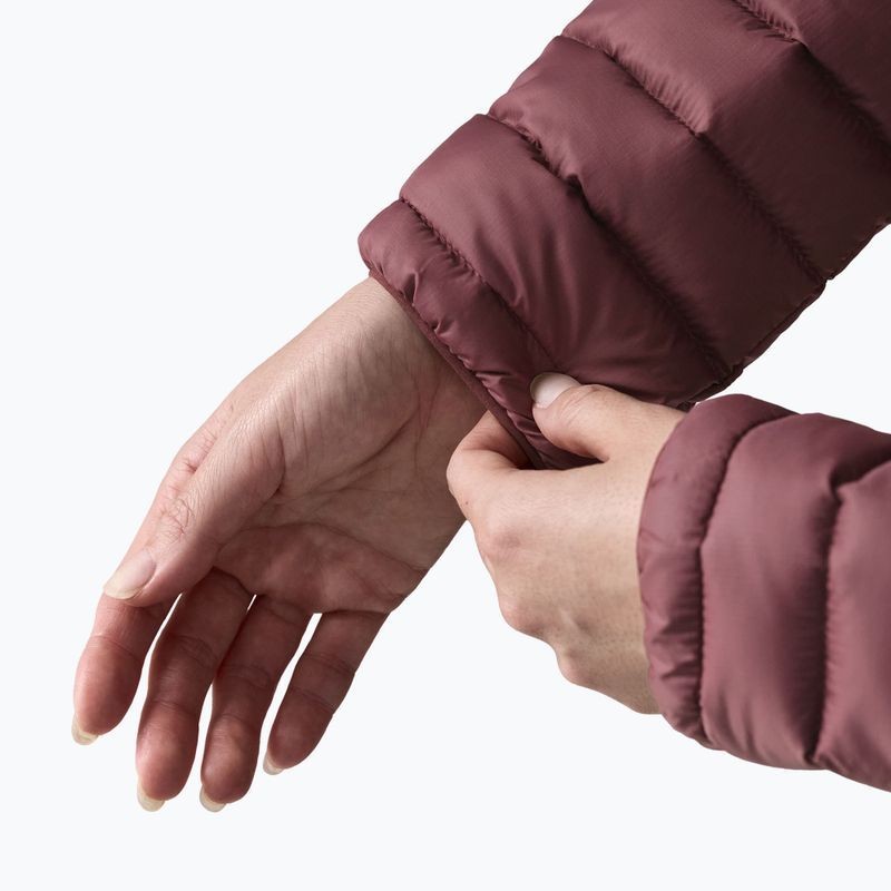 Пуховик жіночий Patagonia Down Sweater Hoody dark ruby 8