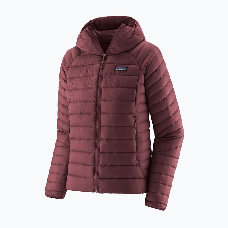 Пуховик жіночий Patagonia Down Sweater Hoody dark ruby 11