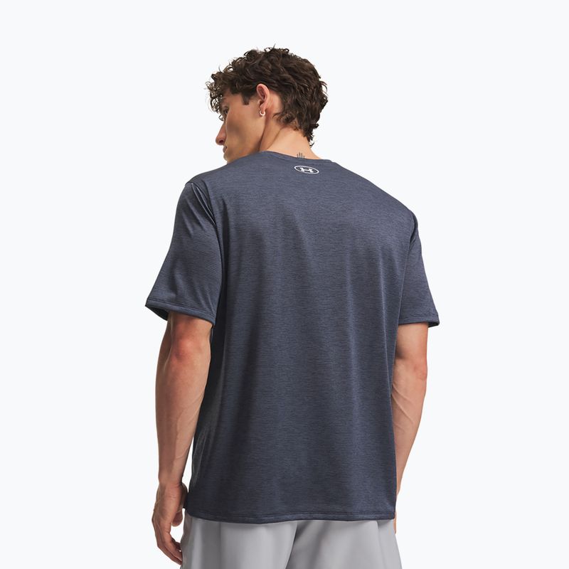 Футболка для тренувань чоловіча Under Armour Tech Vent midnight navy/white 2