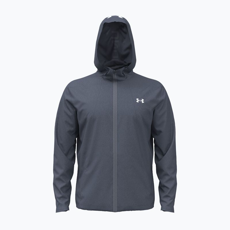 Куртка для тренувань чоловіча Under Armour Tech Utility Woven Jacket downpour gray/white
