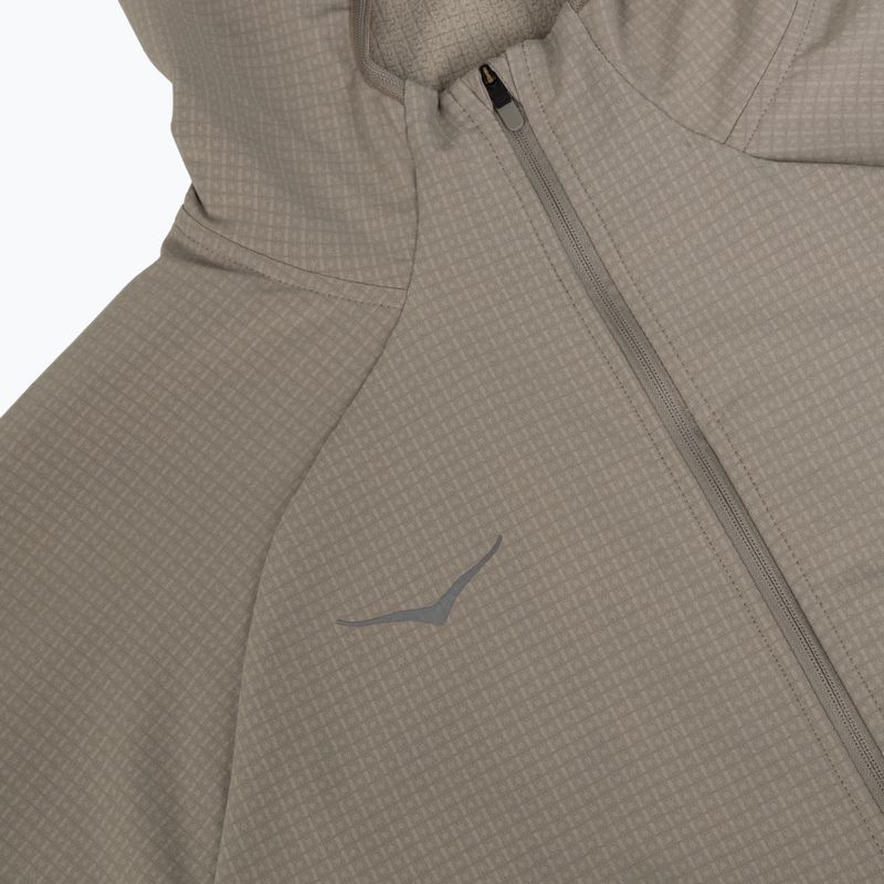 Куртка для бігу чоловіча HOKA Sky Glow Half Zip pebble grey 3