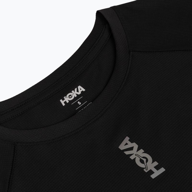 Футболка для бігу чоловіча HOKA EveryRun Short Sleeve black 3