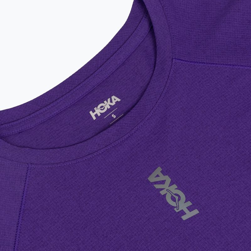 Футболка для бігу чоловіча HOKA EveryRun Short Sleeve cosmic purple 3
