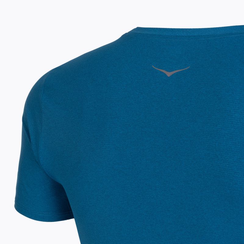 Футболка для бігу чоловіча HOKA EveryRun Short Sleeve night glow blue 4