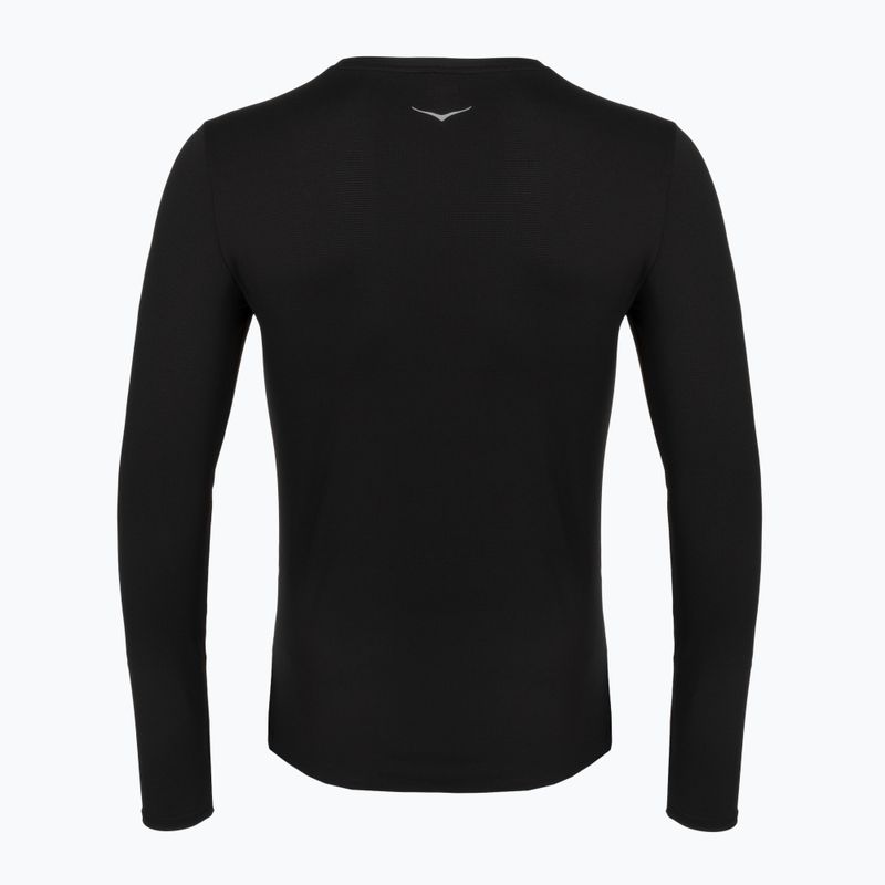 Лонгслів для бігу чоловічий HOKA EveryRun Long Sleeve black 2
