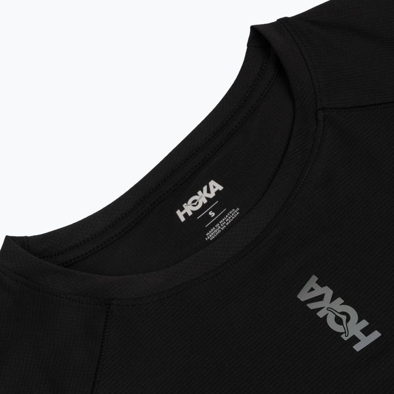 Лонгслів для бігу чоловічий HOKA EveryRun Long Sleeve black 3