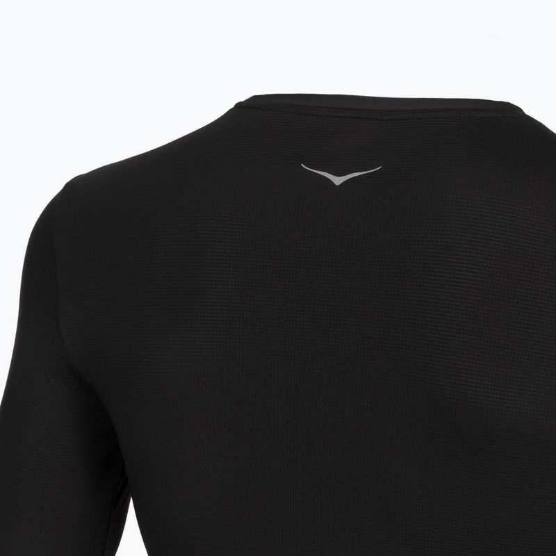 Лонгслів для бігу чоловічий HOKA EveryRun Long Sleeve black 4
