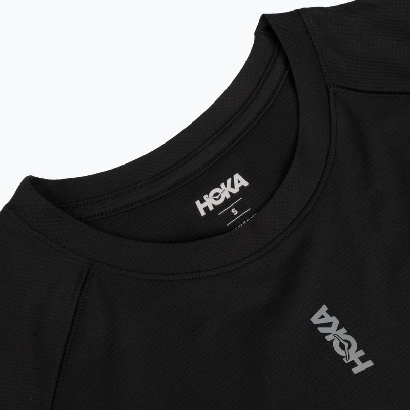 Футболка для бігу жіноча HOKA EveryRun Short Sleeve black 3