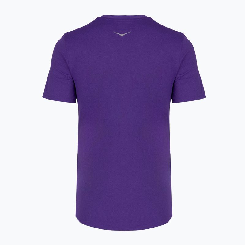 Футболка для бігу жіноча HOKA EveryRun Short Sleeve cosmic purple 2