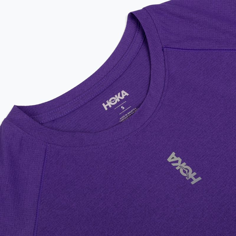 Футболка для бігу жіноча HOKA EveryRun Short Sleeve cosmic purple 3