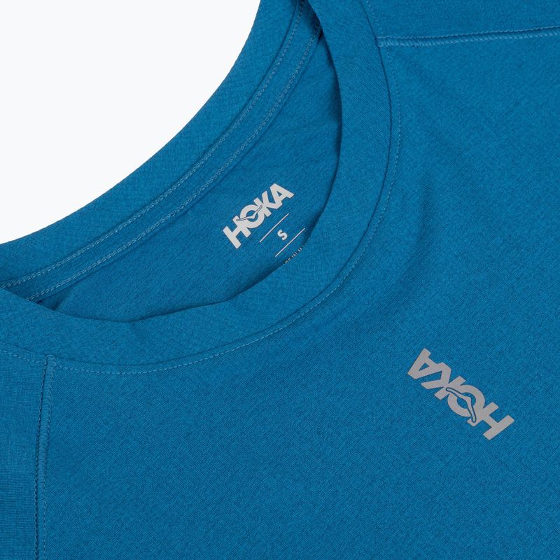 Футболка для бігу жіноча HOKA EveryRun Short Sleeve night glow blue 3