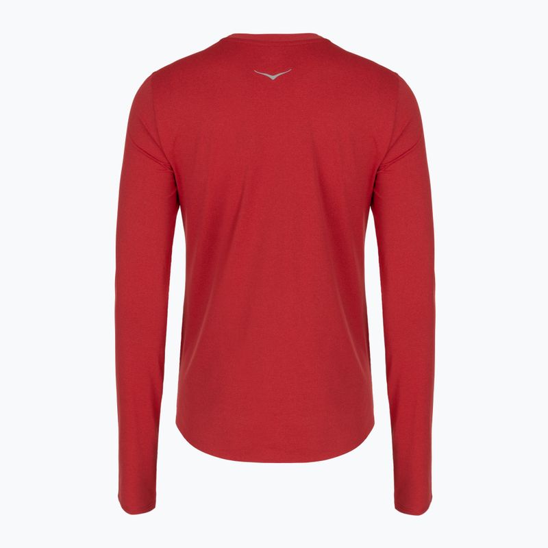 Лонгслів для бігу жіночий HOKA EveryRun Long Sleeve red agate 2