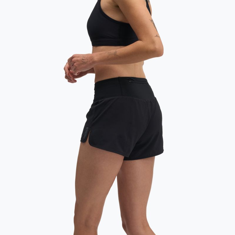 Шорти для бігу жіночі HOKA Glide Short 3.5" Brief black 3
