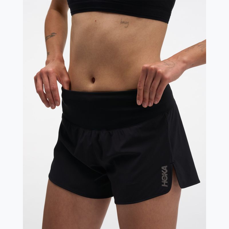 Шорти для бігу жіночі HOKA Glide Short 3.5" Brief black 4