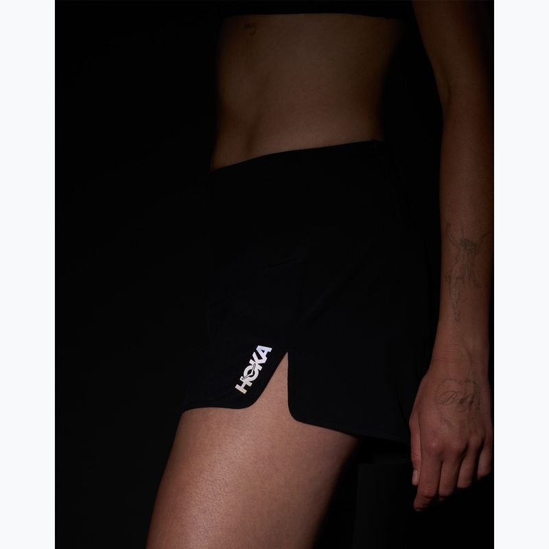 Шорти для бігу жіночі HOKA Glide Short 3.5" Brief black 7