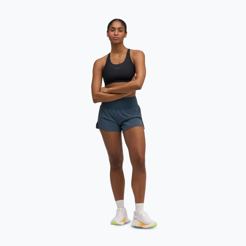 Шорти для бігу жіночі HOKA Glide Short 3.5" Brief varsity navy 2