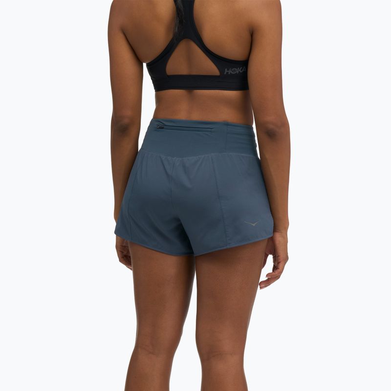 Шорти для бігу жіночі HOKA Glide Short 3.5" Brief varsity navy 3