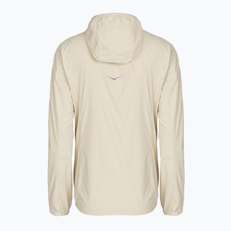 Куртка для бігу жіноча HOKA Skyflow Wind Jacket oat milk 2