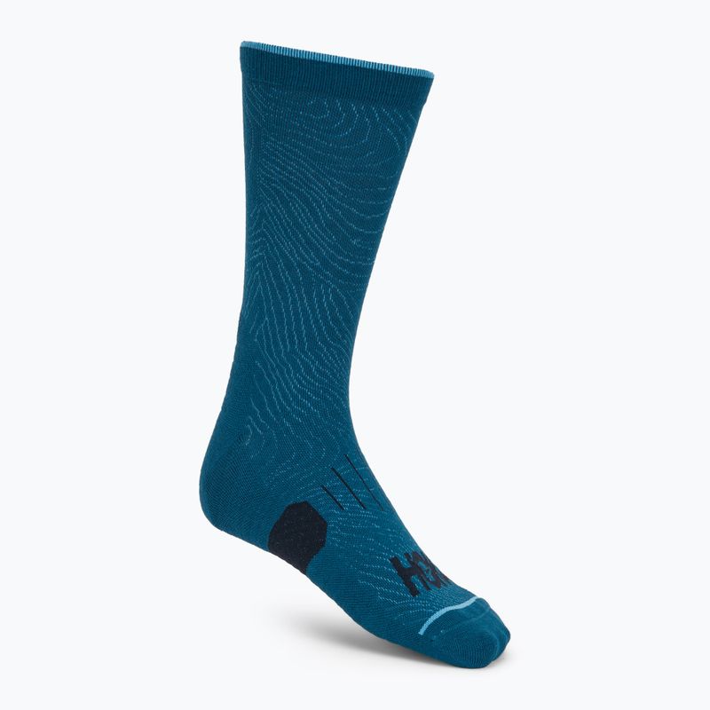 Шкарпетки Hoka Crew Run Sock 3-pack hazy blue/soft cobalt/night glow blue 3